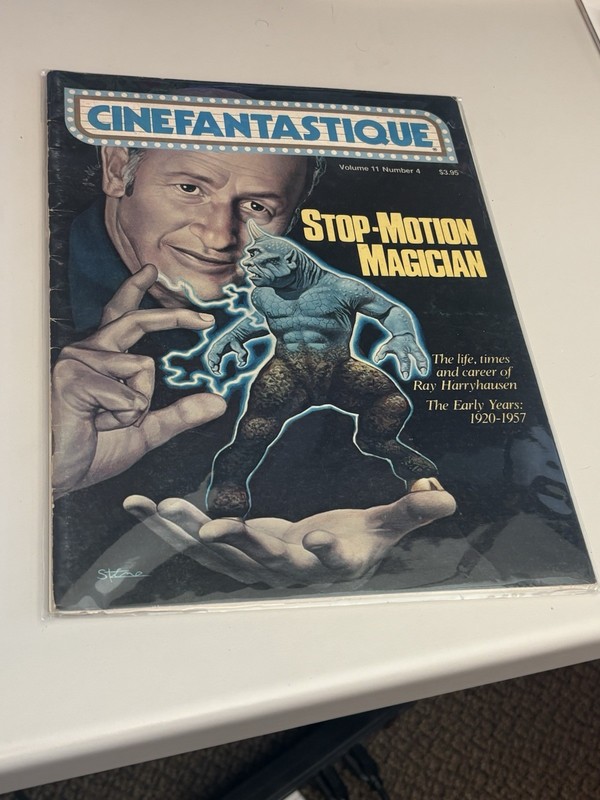 VINTAGE 1981 Cinefantastique Magazine RAY HARRYHAUSEN VOL. 11-NO. 4