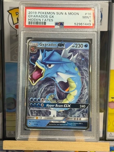 Gyarados Gx 16/68 Hidden Fates Pokemon PSA 9