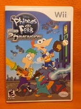 Disney Phineas & Ferb Across the 2nd Dimension Nintendo Wii 2006 With Booklet