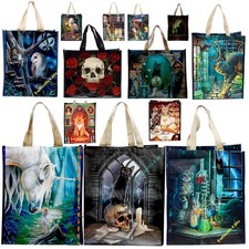 Large Reusable Womens Ladies Shopping Tote Bag Travel Foldable Lisa Parker Owls