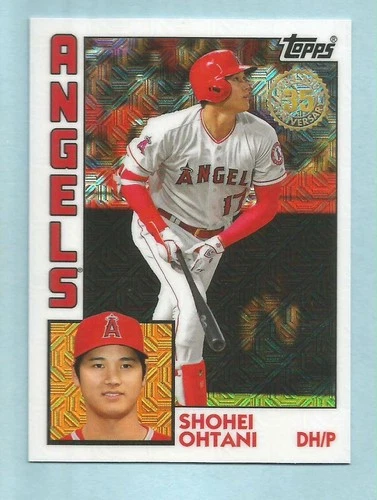 2019 Topps Baseball Shohei Ohtani CHROME 1984 35th Anniversary T84-17 Angels