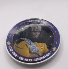 Star Trek The Next Generation Mini Collectors Plate 4” Hamilton -Lieutenant Worf