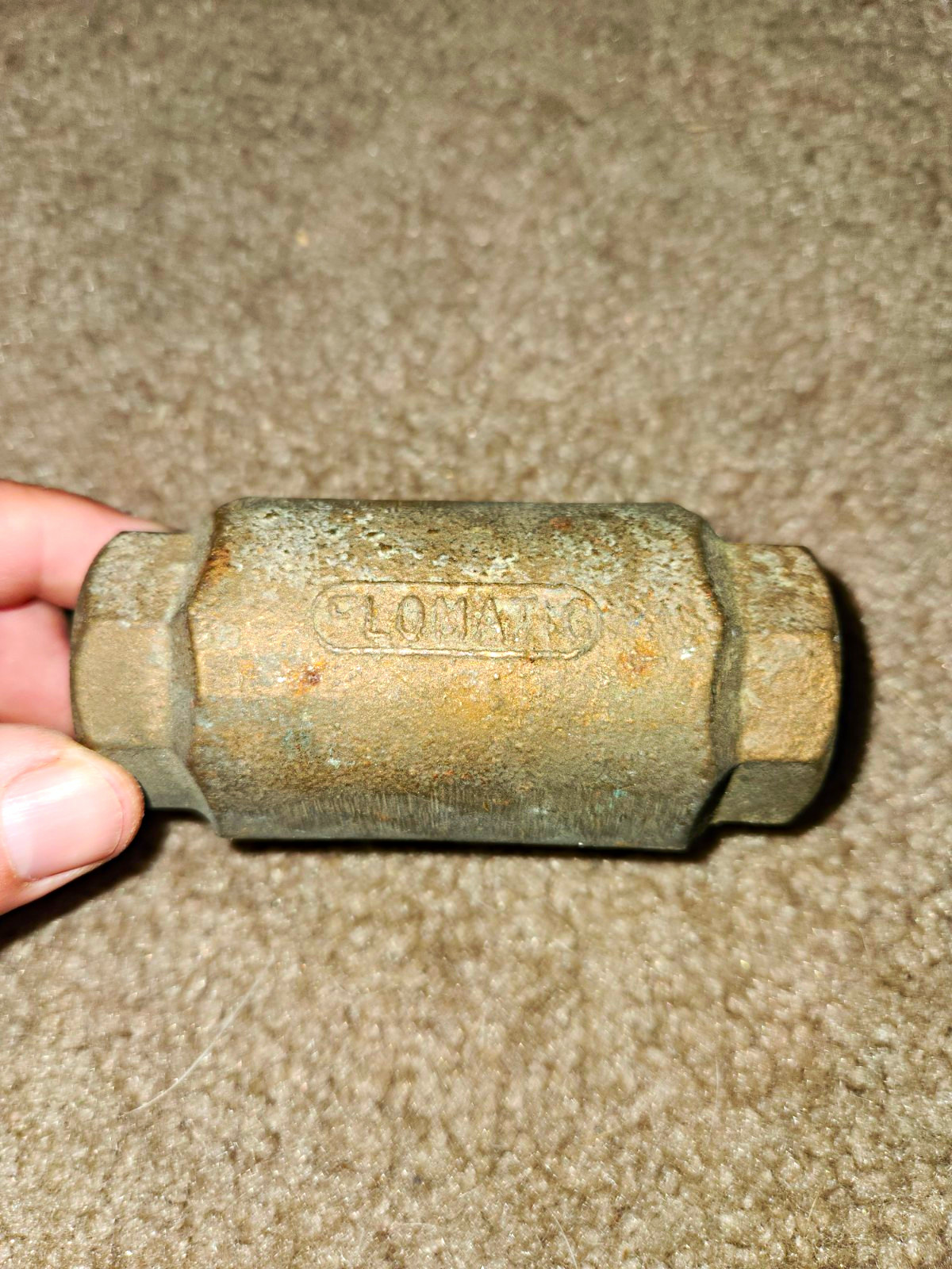 Flowmatic Brass Inline Check Valve, F/F Threaded, 1"