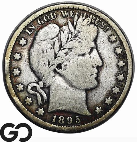 1895-S Barber Half Dollar, Scarcer San Francisco Issue