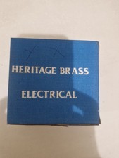 Heritage Brass A500 BN Switch Plate (2 Switches) 250 V