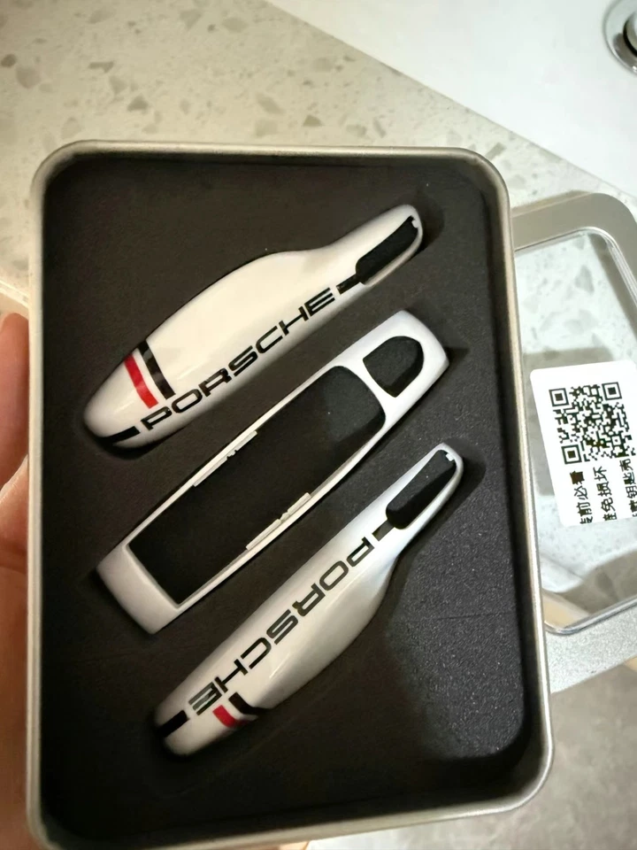 Capa protetora chaveiro para Porsche Cayenne Panamera Macan 911 718 - Imagem 4 de 4