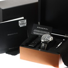 PANERAI Luminor Logo 44mm PAM01084 black Dial Hand Winding Men's Watch_913937 2