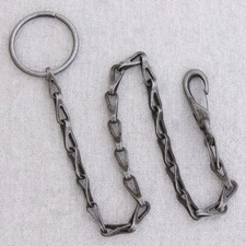 Vintage Punk Rockabilly Biker Steel Sash Window Chain Keychain Wallet Chain 16 "