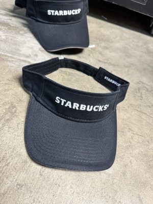 Starbucks Black Visor Unisex Adjustable Strap Authentic Barista Uniform