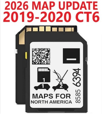 *BRAND NEW* 2026 MAP UPDATE FITS 2019-2020 CT6 Navigation SD Card 85856394 32GB