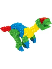 73pc Dinosaur T-Rex Playset Creative Big Brick Adventure Planet Block Toy