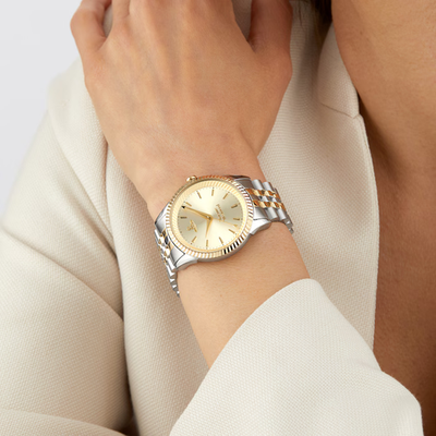 Ladies Vivienne Westwood Seymour Gold & Silver 38mm Dial Watch
