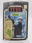 1983 Star Wars ROTJ LUKE SKYWALKER JEDI Card Back ONLY W/Attached Bubble UNPUNC