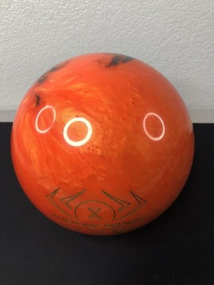 Black Widow Spare 15lb Bowling Ball Neon Orange Black Cool Pour