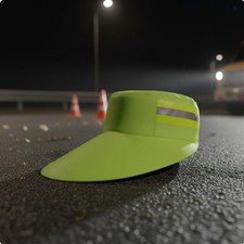 Reflective Baseball Sun Hat Protection High Visibility Cap for Construction