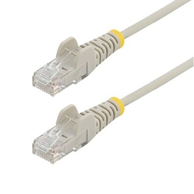 Startech N6PAT30GRS SLIM CAT6 CABLE GRAY LSZH SLIM SNAGLESS RJ45 UTP PATCH CABLE