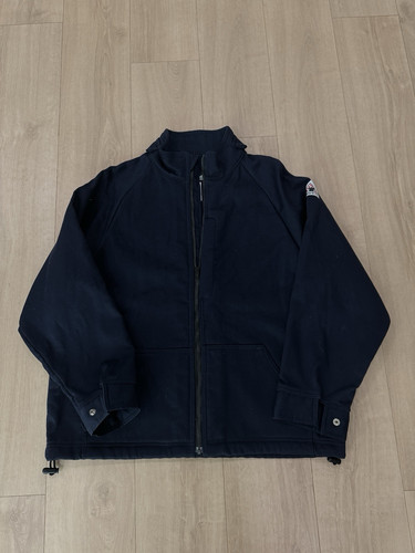 Mens Bulwark FR Protective Apparel Fire Resistant Jacket Navy Size XL - Picture 1 of 4