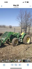 John Deere 6100D With John Deere 673 Loader