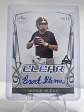 2023 Leaf Trinity - Clear Auto Brock Glenn #CA-BG1 Platinum Spectrum Foil /25