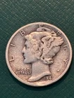 1941-S Mercury Silver Dime USA Coin