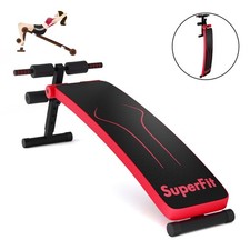SuperFit Folding Weight Bench Adjustable Sit-...