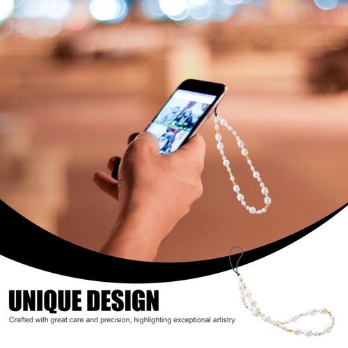 Handy Kette Perlenbesetztes Telefonarmband Mobiles Schlüsselband Mit - 第 4/12 張圖片