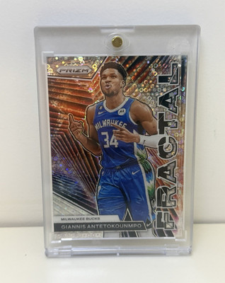 Panini 2023-24 Prizm Giannis Antetokounmpo Fractal Disco Scale #4 Bucks