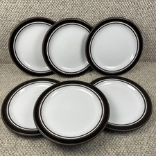 Hornsea Contrast Side Plates 16cm X 6 1976 Lancaster Vitramic Vintage