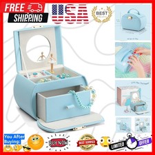 Kids Musical Jewelry Box for Girls with Drawer, Music Box with Ballerina and ...