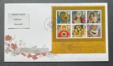 2005 Christmas Mini-Sheet RM FDC with Bethlehem, Llandeilo Special Handstamp.