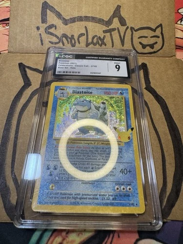 New ListingCGC 9 - BLASTOISE 2/102 | CELEBRATIONS