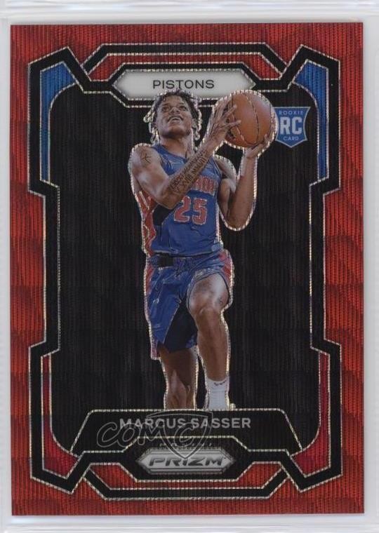 2023-24 Panini Prizm Ruby Wave Prizm Marcus Sasser #174 0v2h