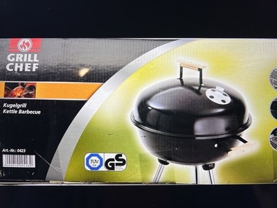 LANDMANN Kugelgrill Holzkohlegrill Ø41cm Rundgrill Standgrill BBQ Grill Wagen