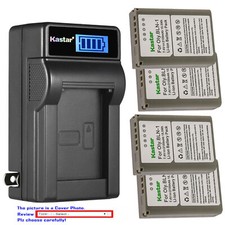 Kastar Battery LCD Wall Charger for Olympus BLN-1 BLN1 Olympus PEN E-P5 Camera
