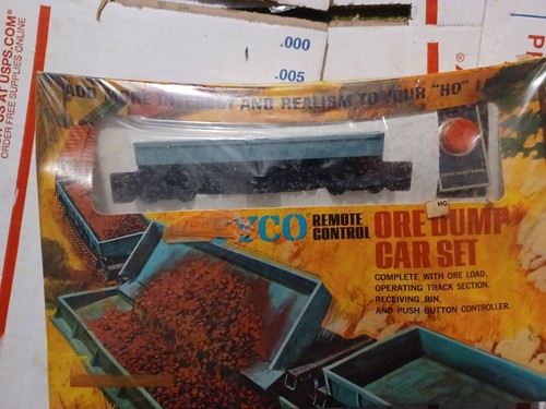 New HO TYCO 925 ORE DUMP CAR SET TRAIN MODEL RAILROAD PUSH BUTTON REMOTE CONTROL - Picture 2 of 4