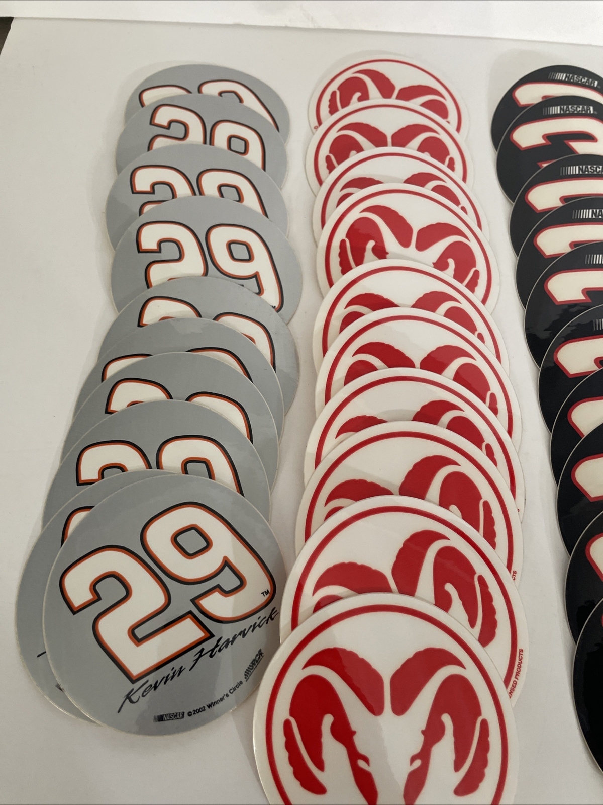 Lot of 70 Automotive Racing Decals Stickers Stock Car Nascar Dodge Ford