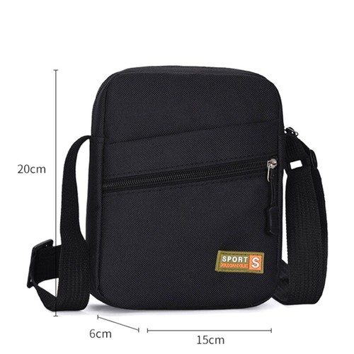 Men's Shoulder Bag Business Leisure Large Capacity Portable Handbag Multi Layer - Picture 3 of 15