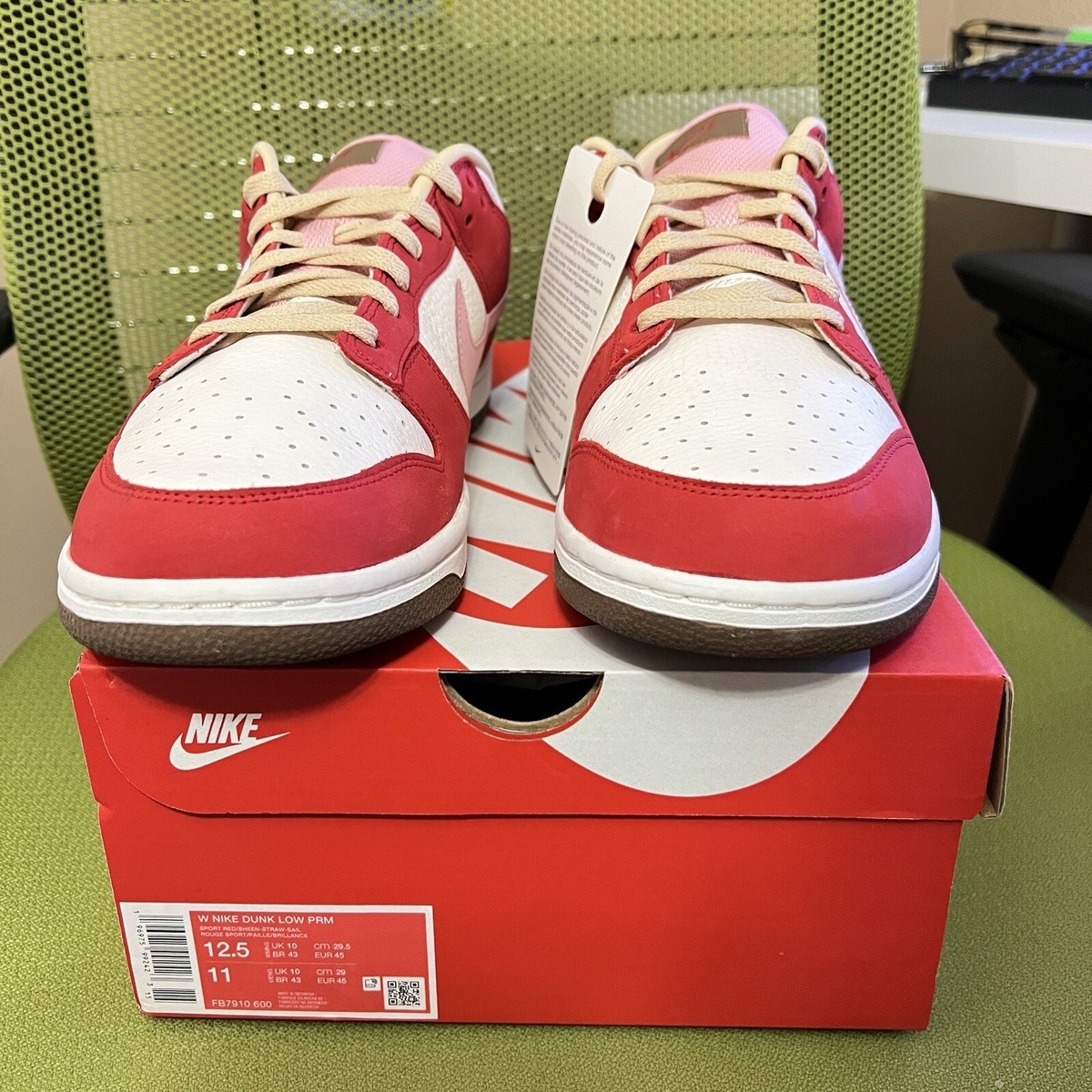 Nike Dunk Low PRM Bacon | Mens 11 / Women's 12.5 | FB7910-600 | eBay