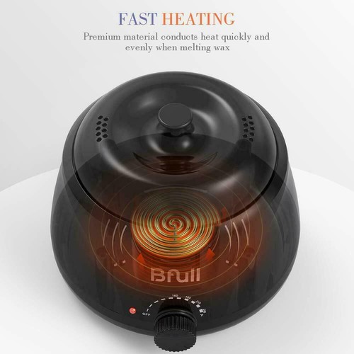 BFull Wax Warmer Professional & Fashion Instant Hair Removal Kit with 4 Pack Wax - Picture 10 of 10