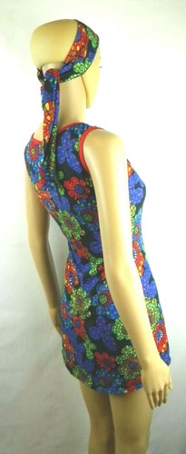 Leg Avenue 2PC Go- Go Girl Halloween Costume Women's Size S/M Kaleidoscope EUC - Picture 6 of 12