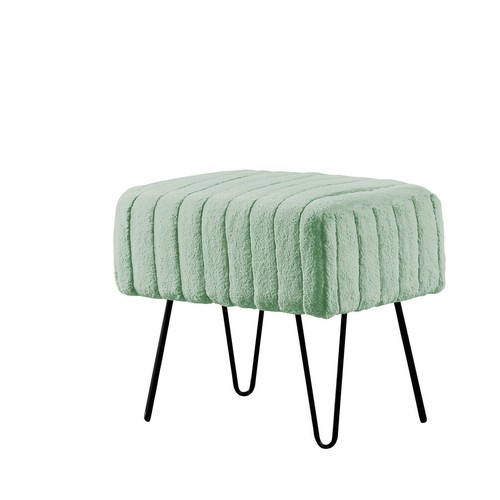 Super Soft Mink Faux Fur Ottoman Stylish Foot Rest & Vanity Bench Living Room - Picture 221 of 281