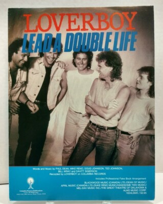 Lead A Double Life Loverboy Piano Guitar Lyrics Sheet Music                  F3L