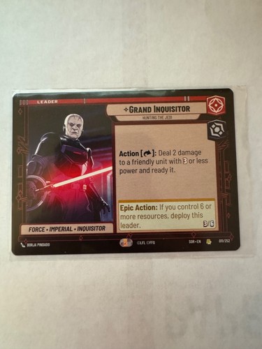 Star Wars Unlimited red/ aggression cards Buy 2 get 2 Free !!! - Picture 33 of 41