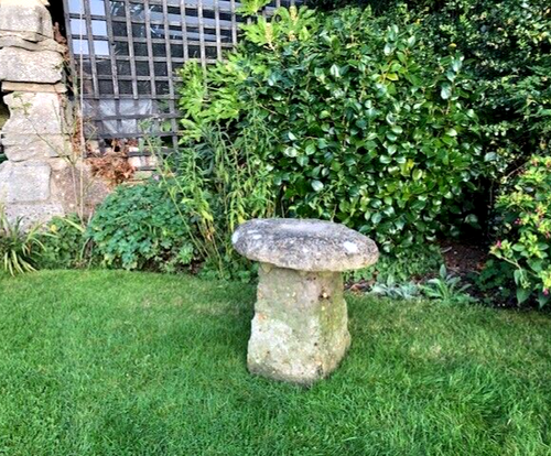 Staddle Stone Very Old, Antique, Saddle stone, Architectural Salvage, height 20"