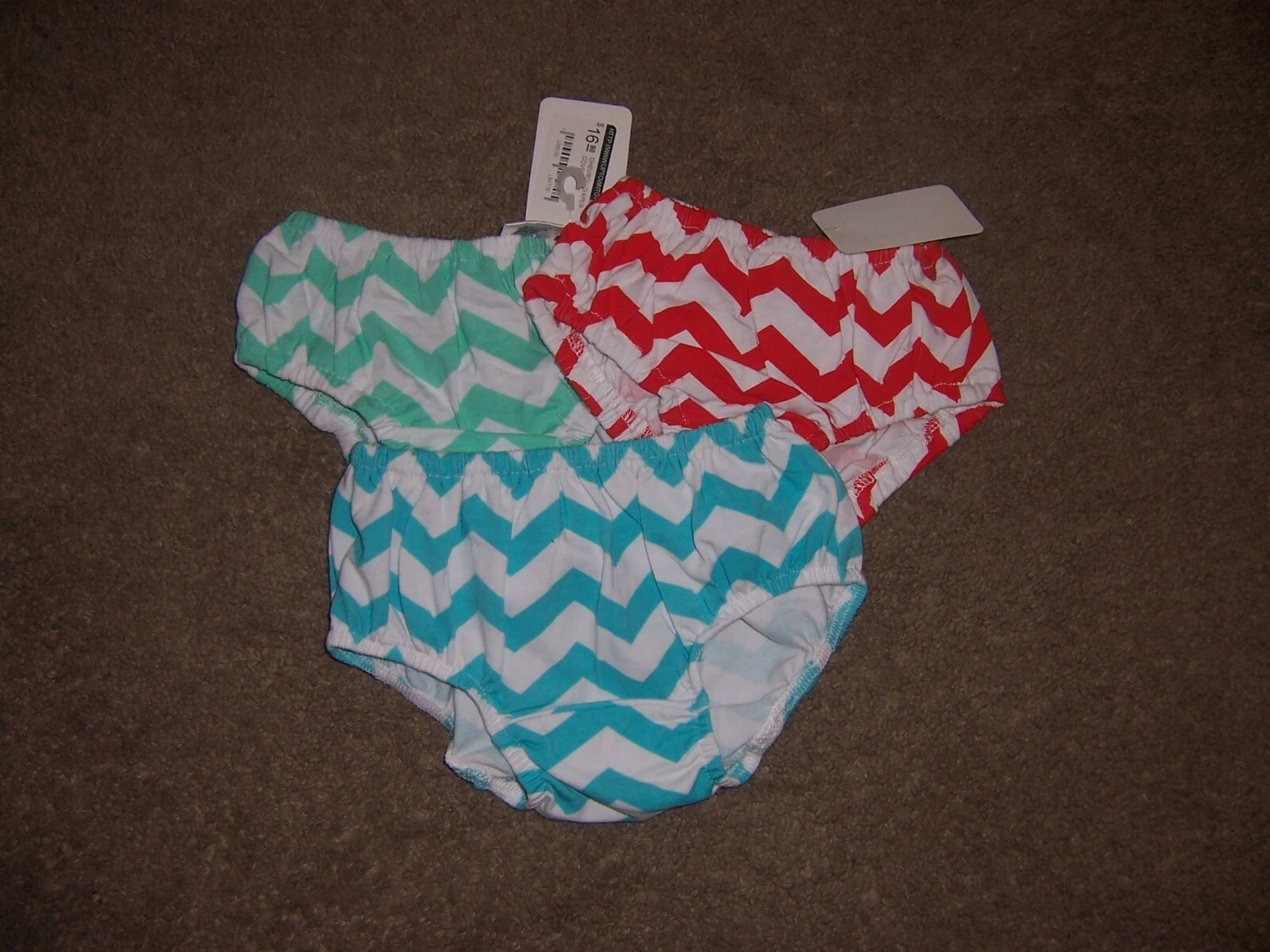 Size small chevron cotton diaper covers lot New