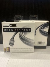 2 Pack - Digital Energy 10 Feet Micro Cable