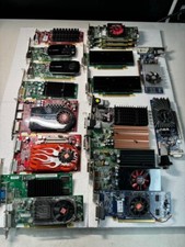 Lot of 20 intel AMD Dell NVIDIA Assorted Graphics Card