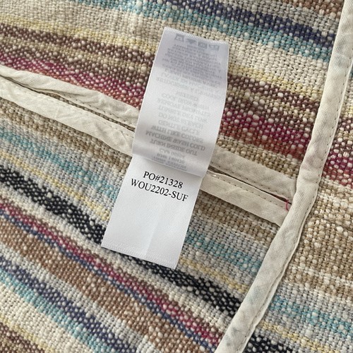 NEU Faherty Mykonos Jacke Surfrider Streifen Größe Medium 198 $ Baumwolle - Bild 12 von 12