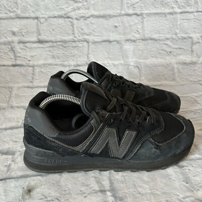 New Balance 574 Core ML574EVE Black Classic Lace Up Running Shoes