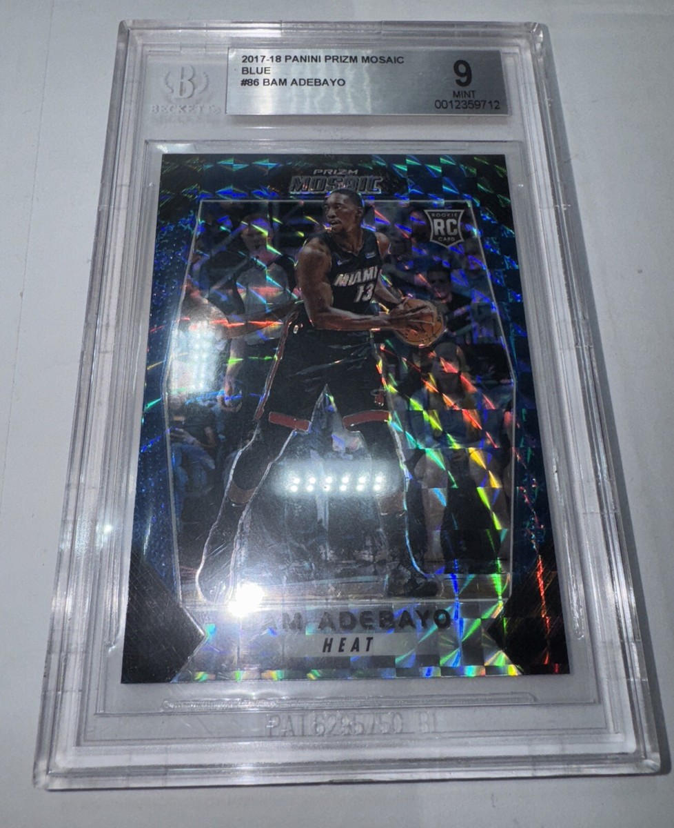 2017-18 Panini Prizm Mosaic - Bam Adebayo #86 Blue (RC) for sale